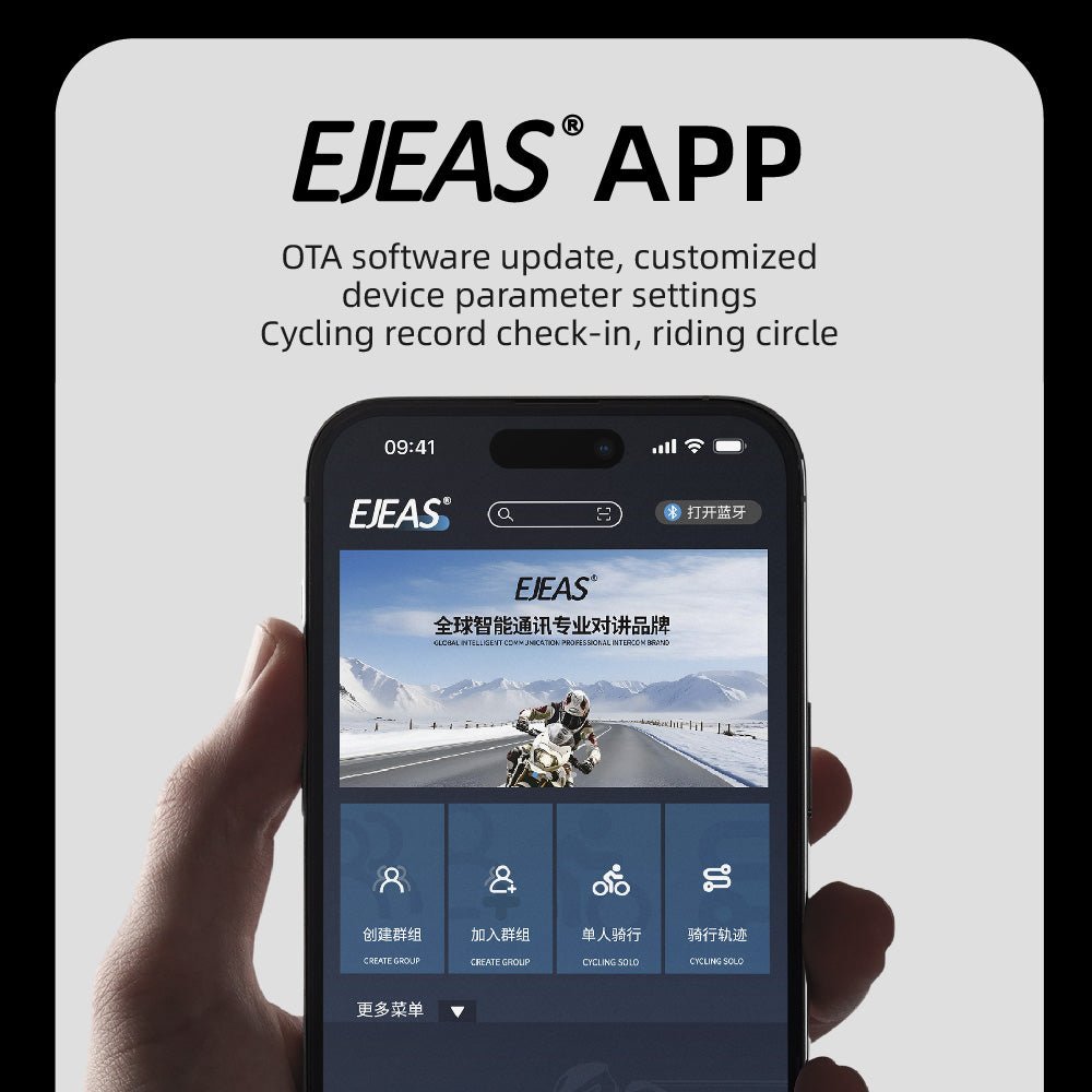 Ejeas Q8 5G Mesh Helmet Intercom Combo - Ejeas India
