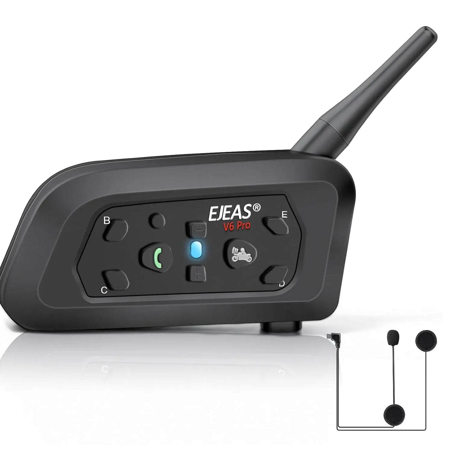 Ejeas V6 Pro Plus Multi Rider Helmet Intercom - Ejeas India