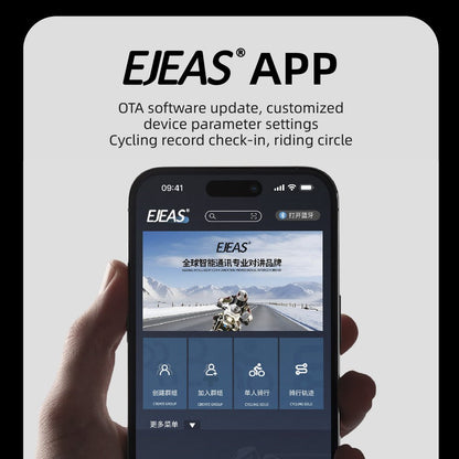 Ejeas Q8 5G Mesh Helmet Intercom Combo - Ejeas India