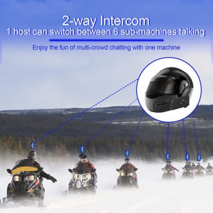 Ejeas V7 Multi Rider Bluetooth Helmet Intercom - Ejeas India